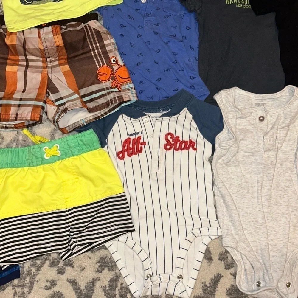26 Piece Baby Boy Size 6-9M Mixed Season Bundle